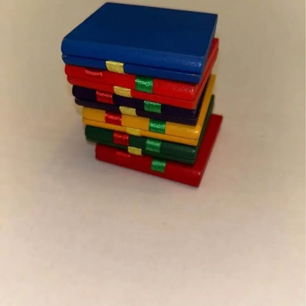 Jacobs Ladder Made of Colorful Wood